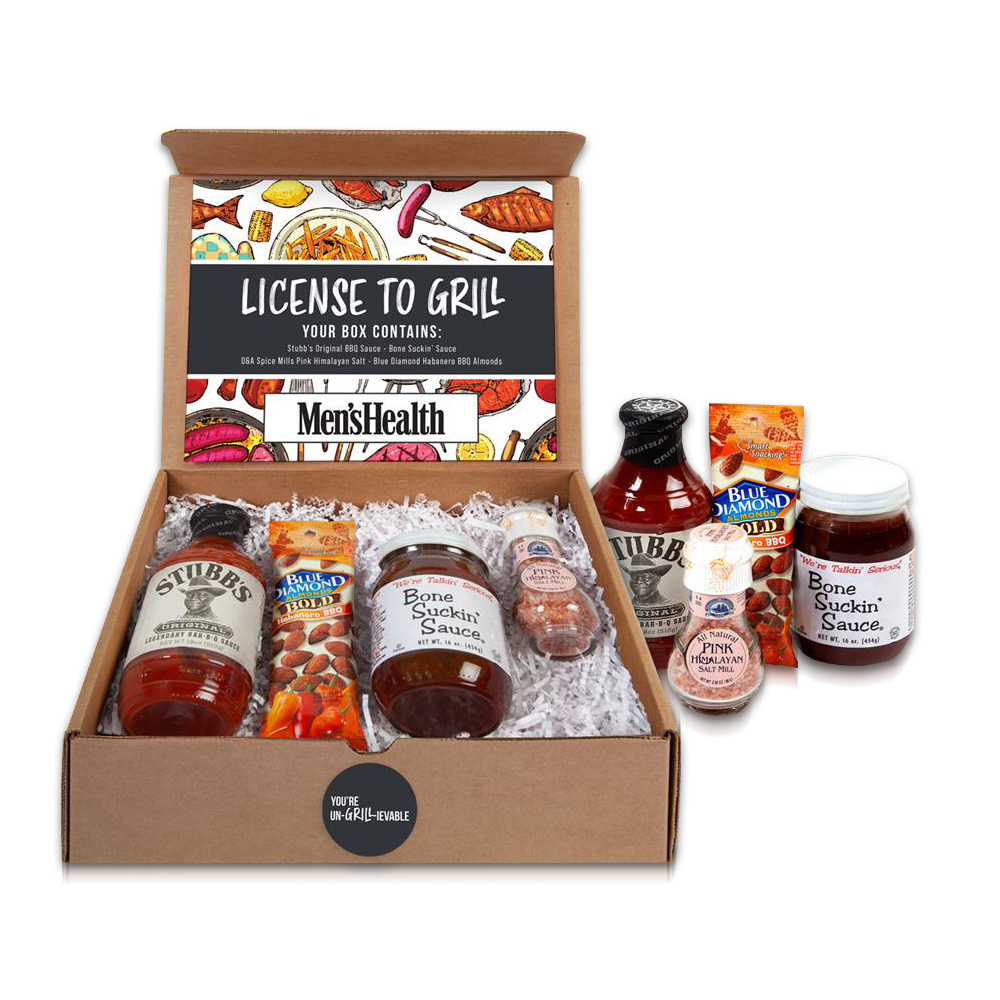 Custom License To Grill BBQ Gourmet Mailer Kit