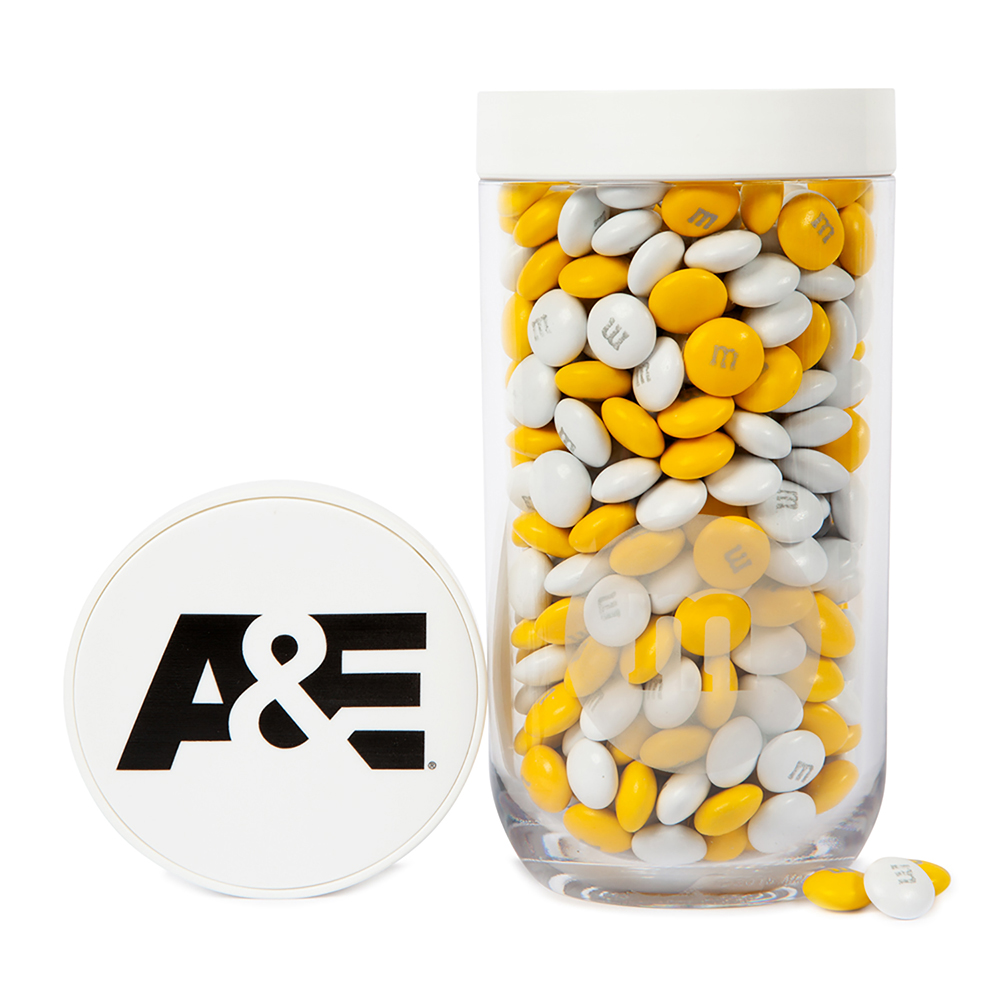 Custom Gift Jar With Printed Customized Lid With Color Choice M&M’S®
